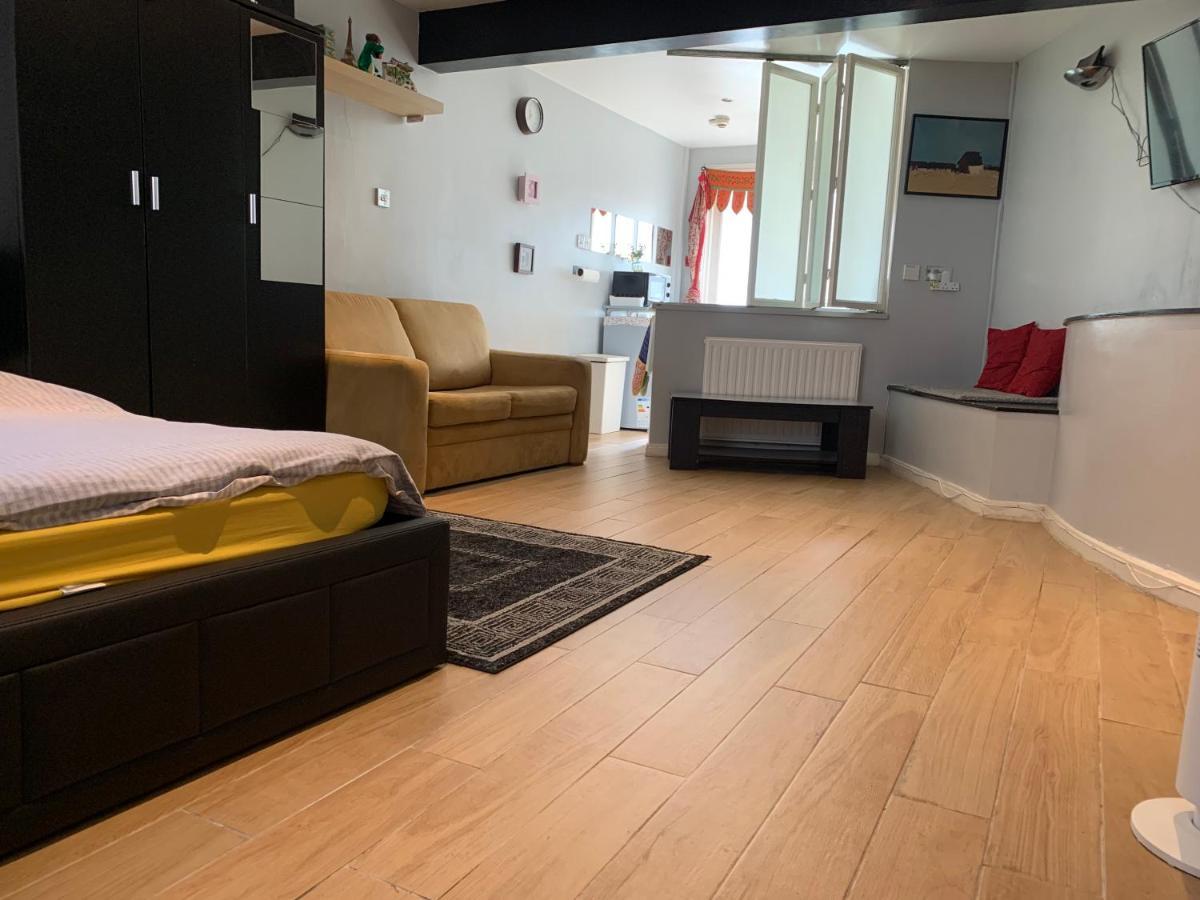 Studio Apartment - Entire Lower Ground Floor - Only 7 Mins Walk Kings Cross St Pancras Station 伦敦 外观 照片